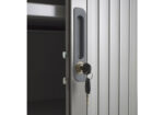 Armoire métal haute à rideaux L120 Gris / Gris – Image 4