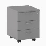 Caisson OH 3 Tiroirs gris