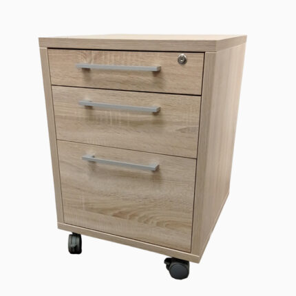 Caisson PRIMA 3 Tiroirs Chêne