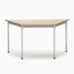 Table de réunion trapèze