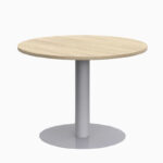 Table de réunion ronde ROL D100 cm Piétement Métal