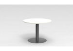 Table de réunion ronde ROL D100 cm Piétement Métal – Image 2