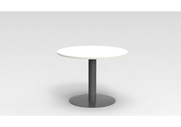 Table de réunion ronde ROL D100 cm Piétement Métal – Image 2